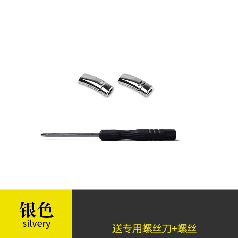 Silver magnetic buck 1 пара, модные магнитные шнурки, эластичные шнурки для обуви, для детей и взрослых, унисекс, плоские кроссовки, шнурки, шнурки для быстрой носки - Цвет: Silver magnetic buck