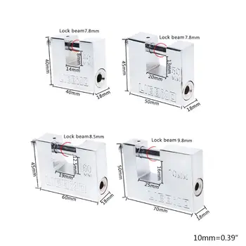 

Top Security Shipping Container Garage Trailer Padlock Heavy Duty with 3 Keys