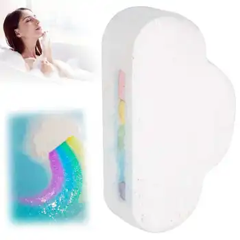 

Natural Skin Care Cloud Rainbow Bath Salt Exfoliating Moisturizing Bubble Bath Bombs Rainbow Bath Salt Shower Bubble