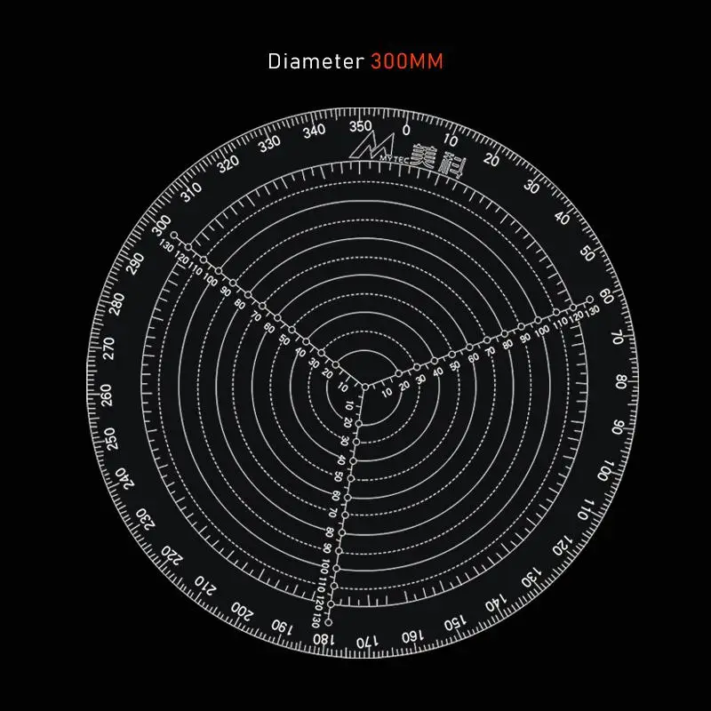 DishyKooker 200 мм/300 мм Центр искатель маркировочный инструмент прозрачный акриловый рисунок круги для работы по дереву ремесло