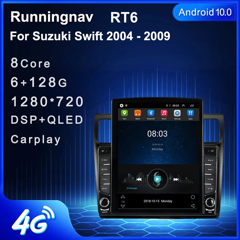 Автомагнитола Tesla 9 7 дюйма Android 10 1 для Suzuki Swift 2004-2009 мультимедийный видеоплеер