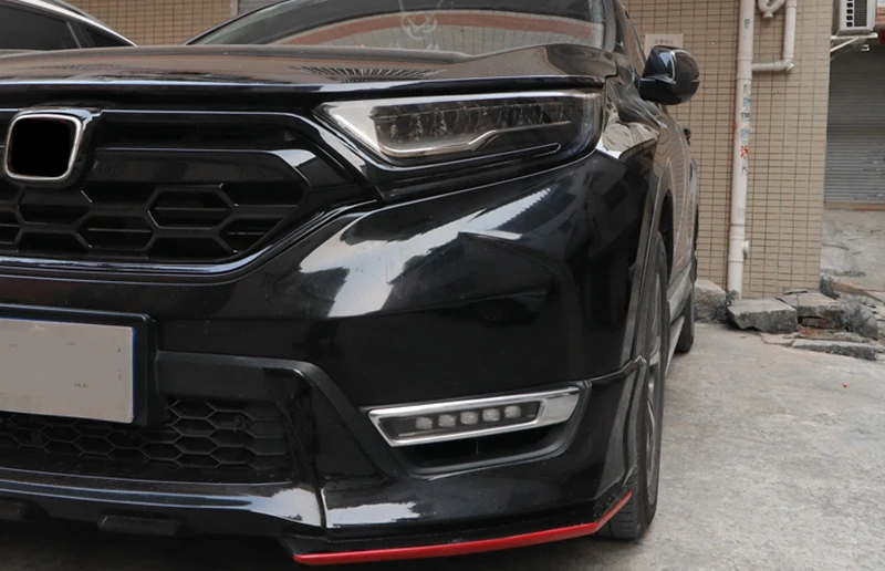 Колпаки для фар с мембранными лампами для Honda CRV дымовая черная прозрачная мембрана для стайлинга автомобилей Модифицированная