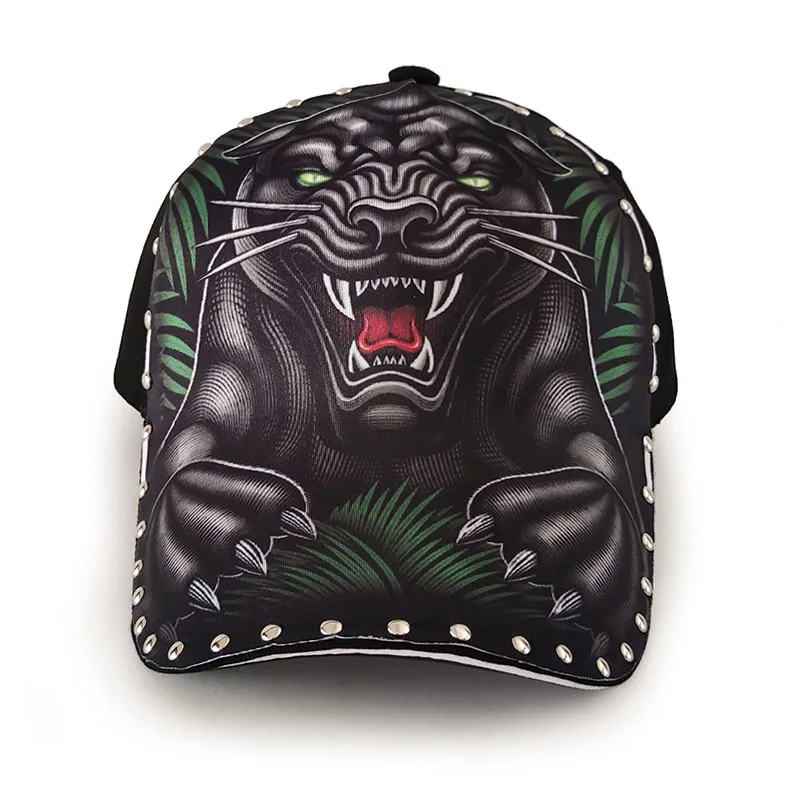 Peaked Cap Beast Animal Print Baseball Caps Men Women Snapback Hip Hop Hat Summer Visors Sun Gorras Unisex Streetwear Style Bone |