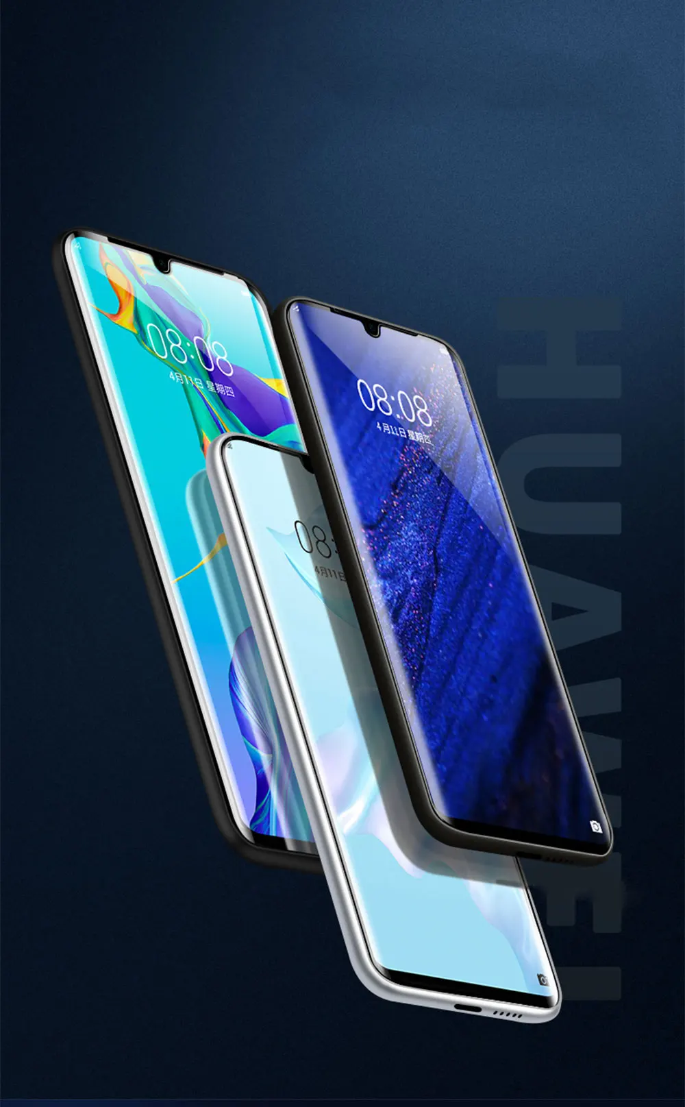 Полное покрытие, стекло для huawei P30 Pro, закаленное стекло для huawei P30 Lite, Защита экрана для huawei P30, защитное стекло, пленка