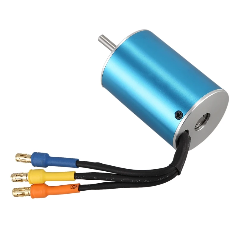 

2838 4500KV 4P Sensorless Brushless Motor+35A ESC for 1/14 1/16 1/18 RC Car H2O9