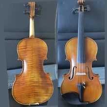 Мастер Подгонянная Высококачественная антикварная скрипка полный размер 4/4 профессиональные скрипки 25 лет естественная сушка ель клен