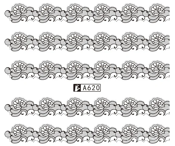 Водяная маркировка, Япония, стиль,, кружева для беременных женщин и детей, наклейки для ногтей, наклейки для ногтей, A577-624, г-н Чжан