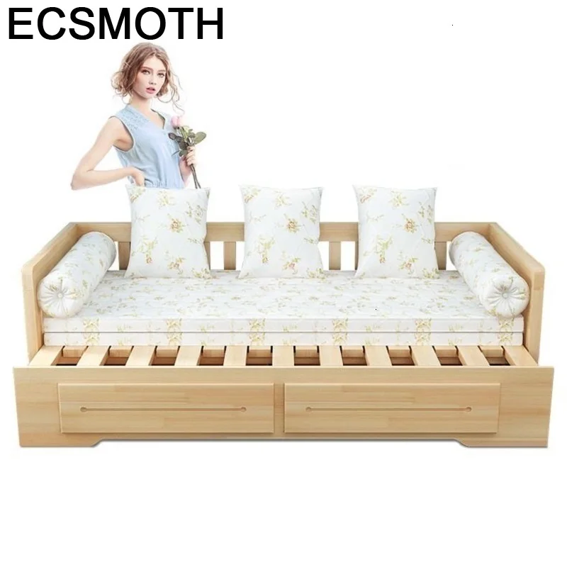 

Meuble Maison Cama Plegable Copridivano Divano Home Puff Para Wooden Retro Set Living Room De Sala Furniture Mueble Sofa Bed