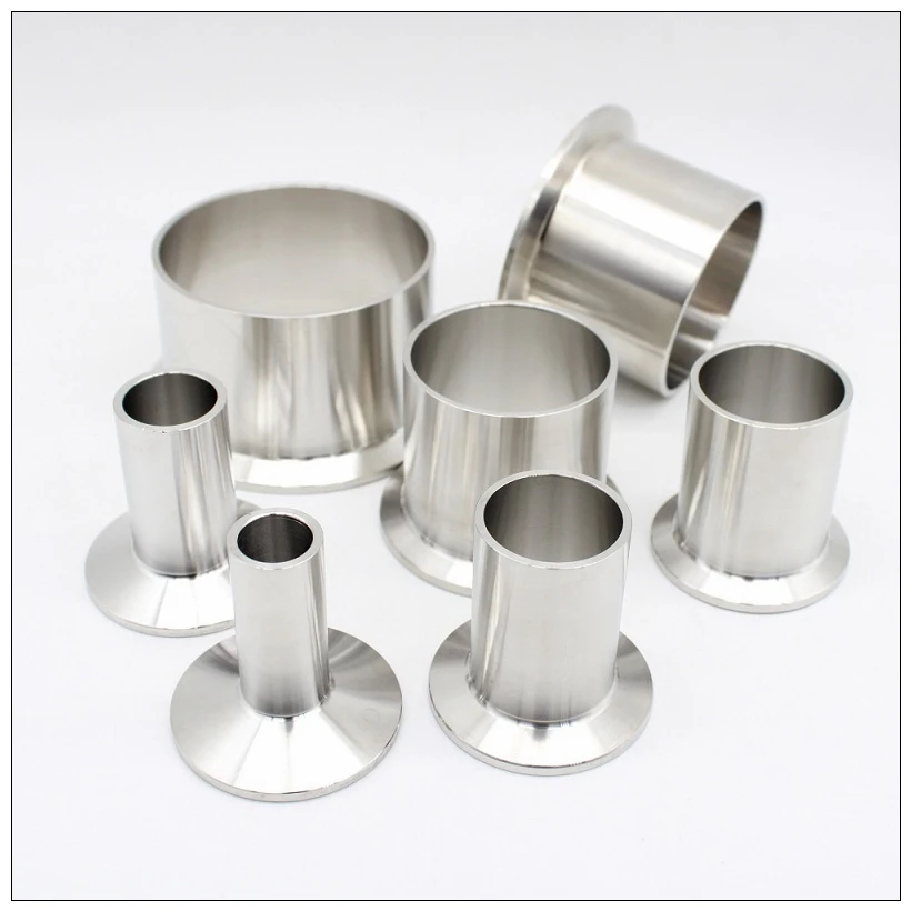 SP  Ferrule OD 19mm 25mm 32mm 38mm 51mm 63mm 76mm 102mm Sanitary SS304 /316L ， quick-connect chuck end clamp joint，Height 50mm