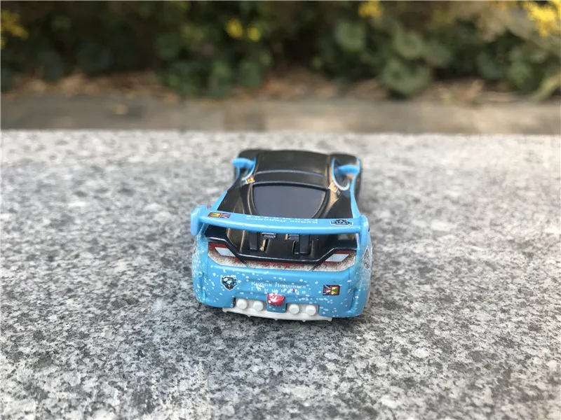 Disney Pixar Cars 1:55 Ice Racer Lewis Hamilton металлический литой игрушечный автомобиль новый без