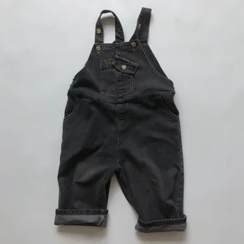 

Spring Kids Baby Boys Girls Pants Cowboy Overalls Clothes Autumn Baby Boys Girls Braces Trousers Children's Clothing 1-6Yrs
