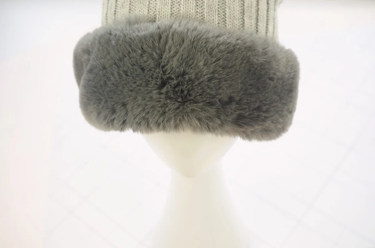 MYDC Gorros Mujer Invierno модные декоративные кепки с бантом женские теплые Высококачественные мягкие шапки из кроличьей шерсти теплые и ветрозащитные