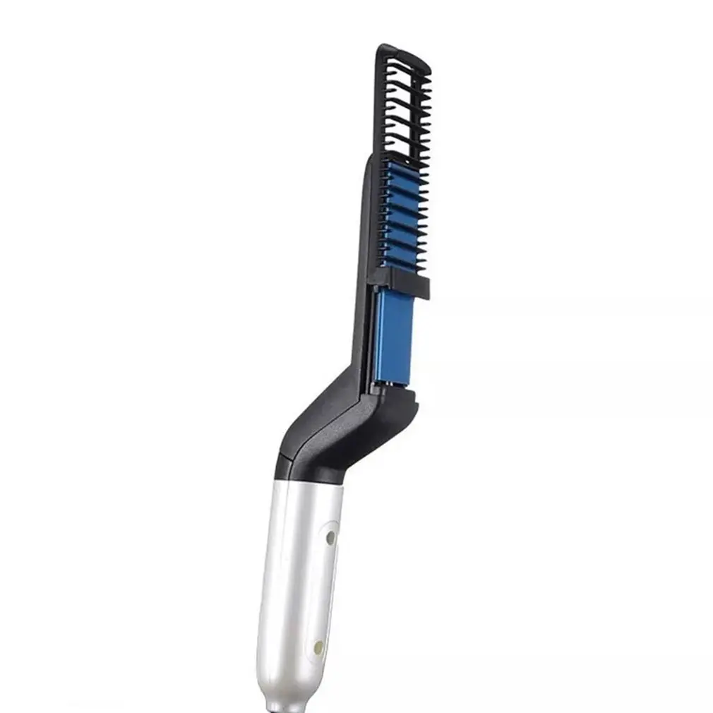 Man Styling Combs Straight Hair Comb Quick Beard Styler Multifunctional Straightening Curly Ceramic Ion Heating | Бытовая техника