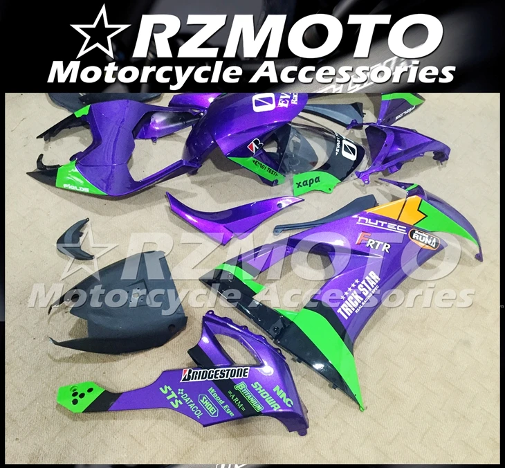 ABS мотоцикл обтекатель комплект для KAWASAKI ZX-10R 2008-2010 год кузов литьевая форма Магазин № 2254