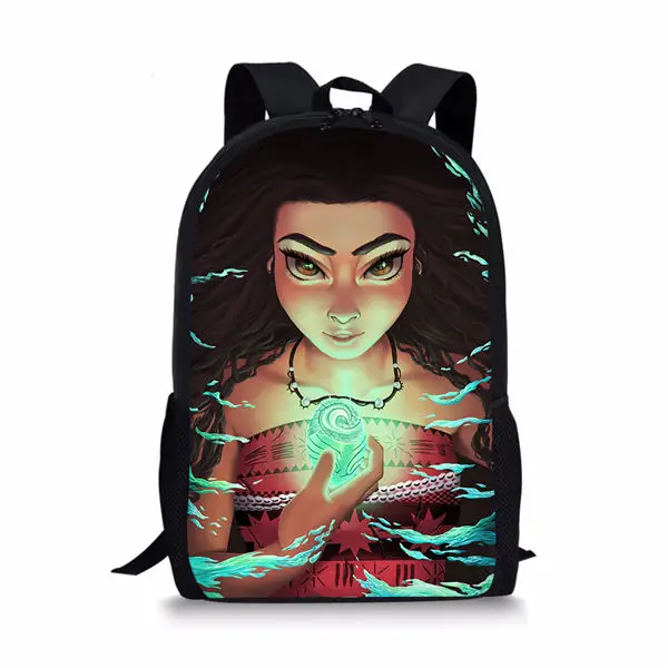 HaoYun модный детский рюкзак Vaiana Moana, школьные сумки принцессы для студентов,, дизайнерская сумка для книг Mochila, Женская дорожная сумка - Цвет: CDWX2751C