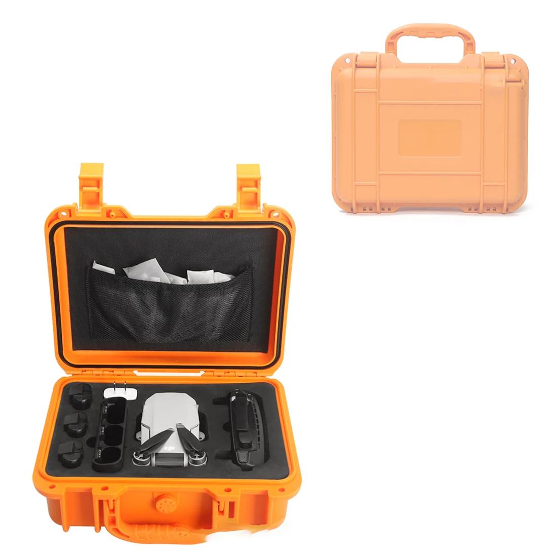  Waterproof Safety Box Explosion-proof Portable Carrying Case for DJI Mavic Mini Drone - Orange