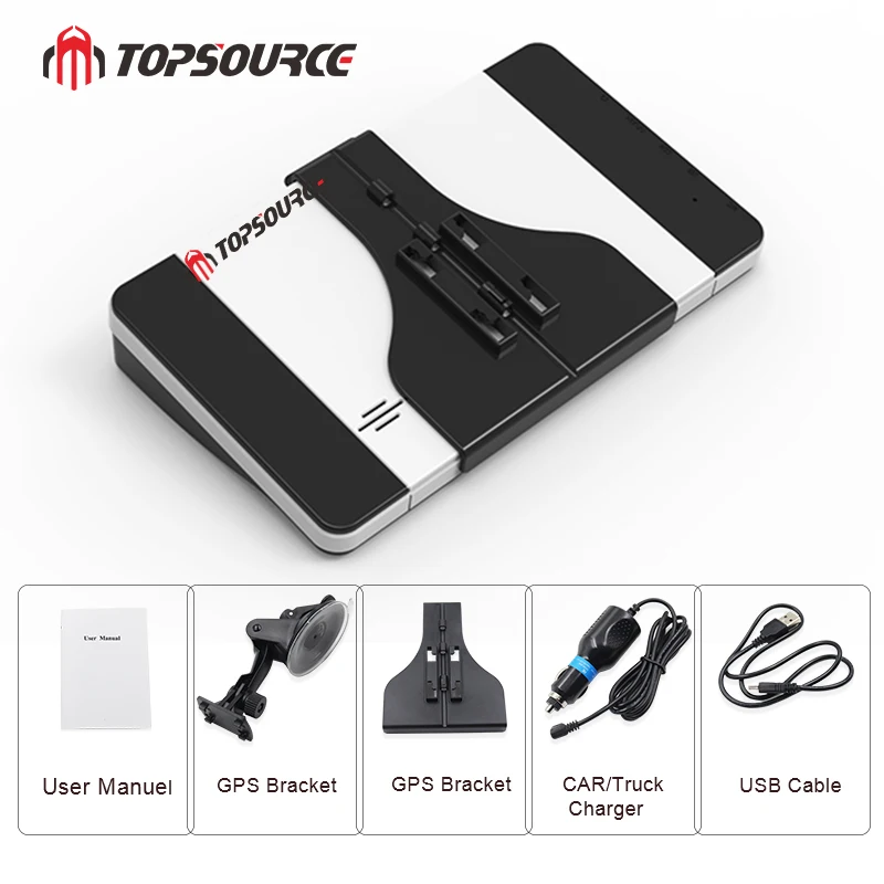 TOPSOURCE 7 дюймов windows ce6.0 сенсорный экран автомобильный мультимедийный gps навигация с бесплатными картами