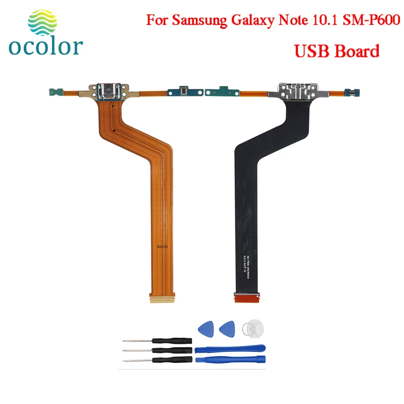 ocolor For Samsung Galaxy Note 10.1 SM-P600 USB Board Plug Charge Controller Repairing Fixing Part Replacement | Мобильные телефоны
