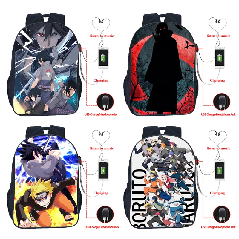 

2020 Anime Backpack Naruto School Backpacks Bag Teenagers Sharingan Cosplay Boys Girls Laptop Bags Travel Rucksack