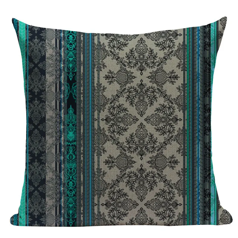 Скандинавские геометрические наволочки для подушек, домашний декор, красочные геометрические диванные подушки 45 см x 45 см, квадратная отделка, наволочки на заказ