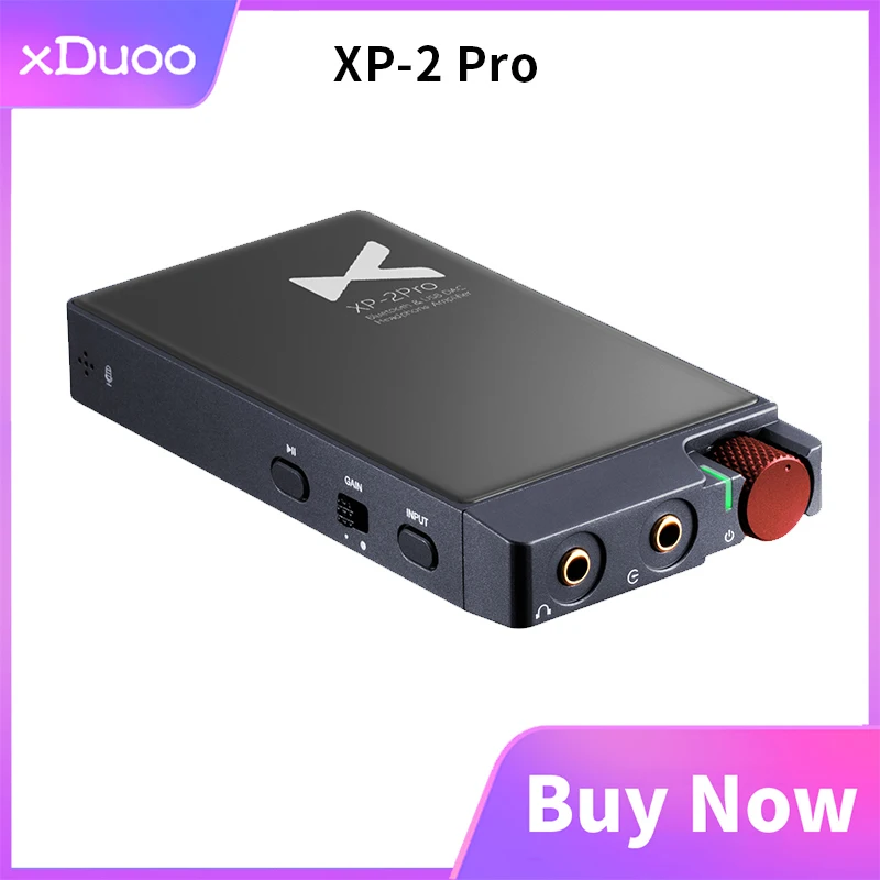 xDuoo XP 2 Pro Portable Bluetooth HiFi decoder AK4452 LADC headphone amplifier DSD NFC USB DAC