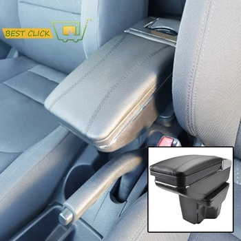 

XUKEY For Kia Rio Armrest Center Console 2012 - 2016 2013 2014 2015 Central Leather Box Tray