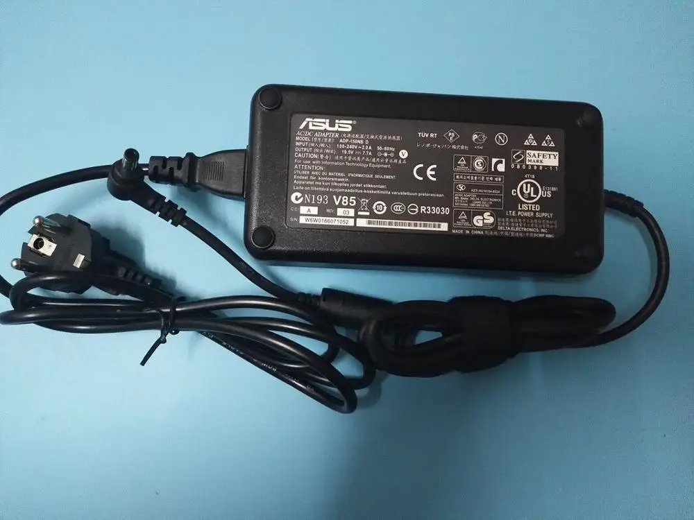 19,5 V 7.7A 150W зарядное устройство для ноутбука адаптер переменного тока для ASUS G73S G74 G53S G74S G53SX G74SX G72G ADP-120ZB BB ADP-150NB D источник питания 19,5 V 7.7A 150W зарядное устройство для ноутбука адаптер переменного тока для ASUS G73S G74 G53S G74S G53SX G74SX G72G ADP-120ZB BB ADP-150NB D источник питания