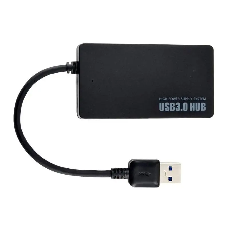 Высокая Скорость 4 Порты usb-хаб USB 3,0 концентратор разветвитель расширения Мини HUB адаптер 5G Мбит/сек для ноутбука, настольного компьютера ПК компьютер Windows7/8