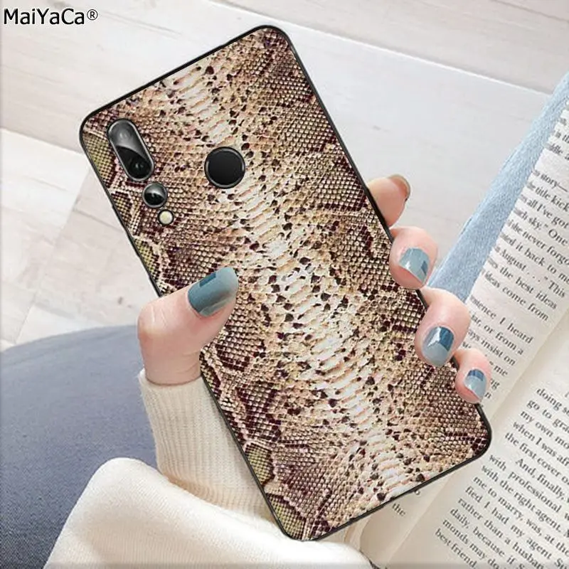 Мягкий чехол MaiYaCa из змеиной кожи для телефона чехол для Huawei P10 lite P20 pro P20lite P30 pro mate 20 pro mate20 lite - Цвет: A16