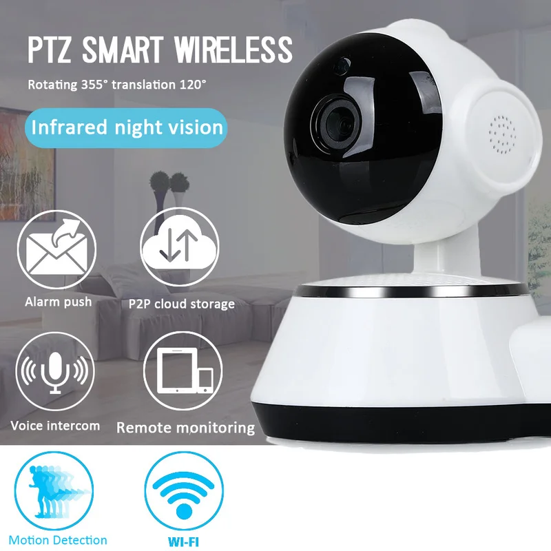 Миниатюрная IP-камера HD 720P с Wi-Fi беспроводная камера видеонаблюдения P2P ночного