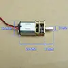 GA12-N20 Gear Motor DC 3-6V 3.7V 4.2V 65RPM D Shaft Electric Micro Mini Speed Reduction Geared Motors with Metal Gearbox Wheel ► Photo 3/5