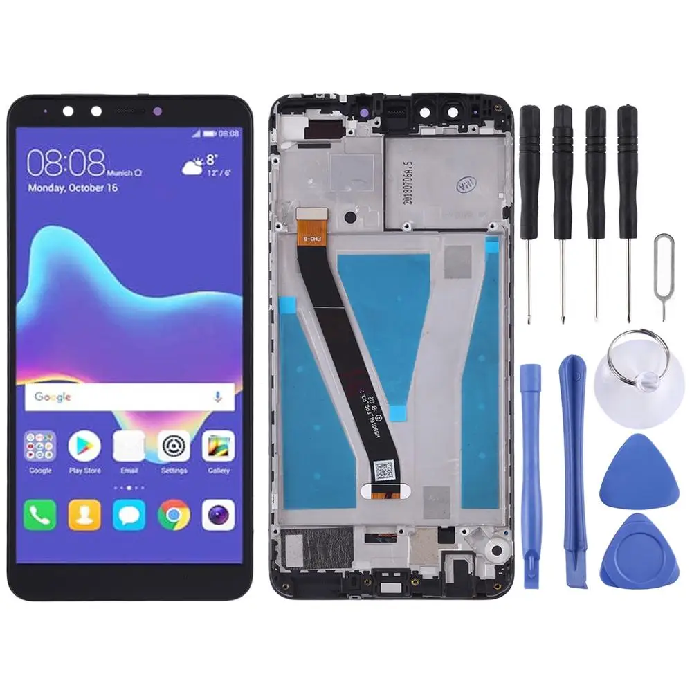 

iPartsBuy LCD Screen and Digitizer Full Assembly with Frame for Huawei Enjoy 8 Plus