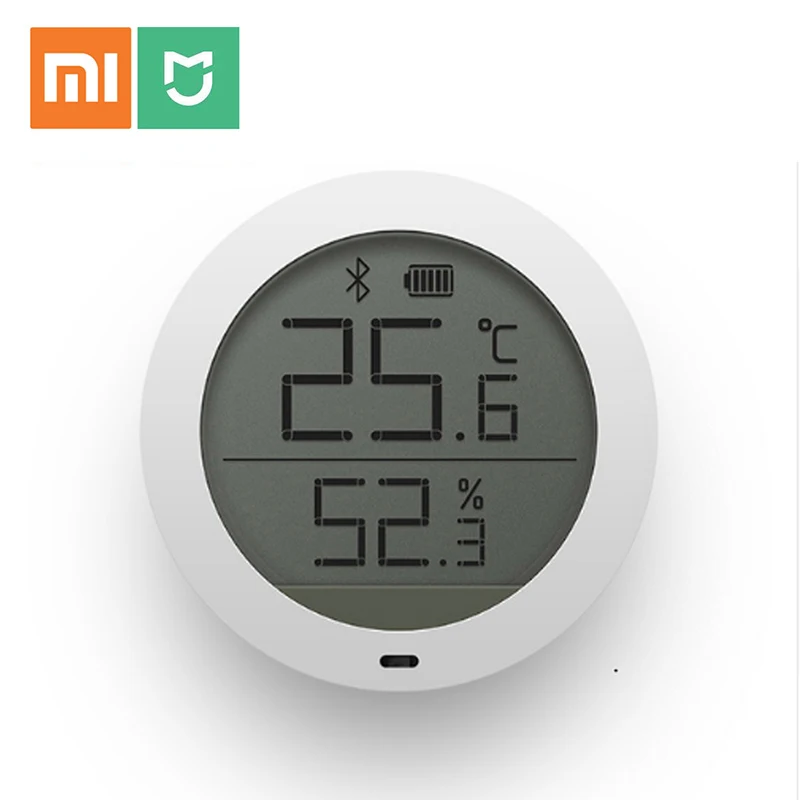 Xiaomi Mijia Bluetooth гигротермограф температуры и влажности Высокочувствительный ЖК-экран гигрометр термометр датчик влажности - Цвет: 1Piece in Pack