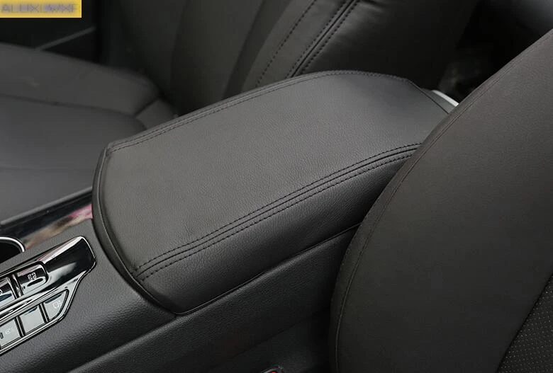 Для hyundai santa fe IX45 аксессуары автомобильный подлокотник коробка Защитная крышка искусственная кожа украшение интерьера автомобиля-Стайлинг