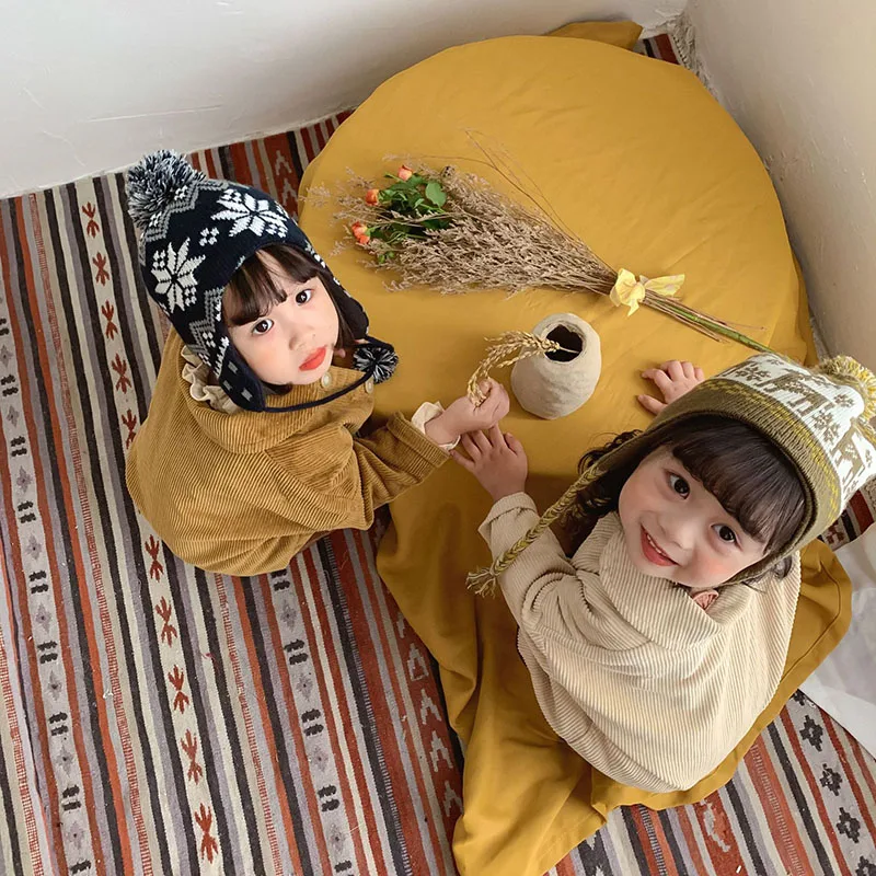 Corduroy Kids Girls Coat Jacket