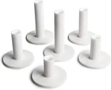 Enhua SDR Rubber Golf Tees 5 Pack (Mixed Pack) | Sports Ball Tees Holder Durable Golf Mat Trainin Perfect for Golf Hitting Mats