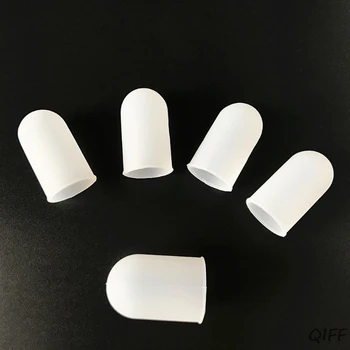 

5Pcs Anti-dust Heat Resistant Anti Slip Silicone Finger Sleeves Jewelry Making