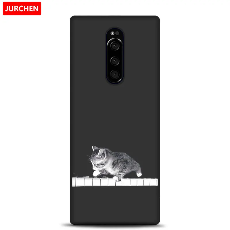 1 Чехол jurchen для sony Xperia 1, чехол для Xperia One, милый мультяшный Мягкий силиконовый чехол из ТПУ для sony Xperia1 sony 1, чехол - Цвет: 1