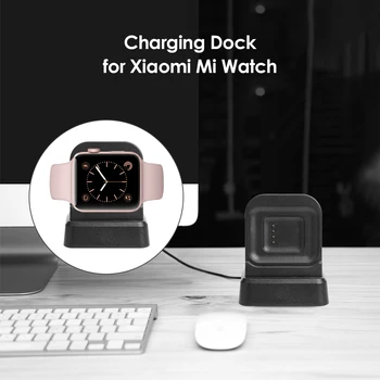 

Power Supply Smart Watch Dial Wristwatch Charger Adapter Fashionable Present for Xiaomi Mi Watch Charging Dock Stand