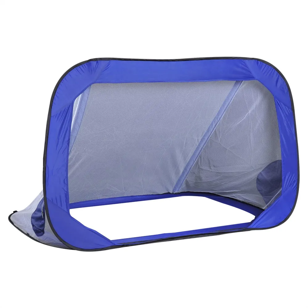 Homcom Voetbal Doel Pop Up Folding Met Bag Kids Tuin Oxford Stof 184X124X115 Cm Blauw Homcom Voetbal Doel Pop Up Folding Met Bag Kids Tuin Oxford Stof 184X124X115 Cm Blauw
