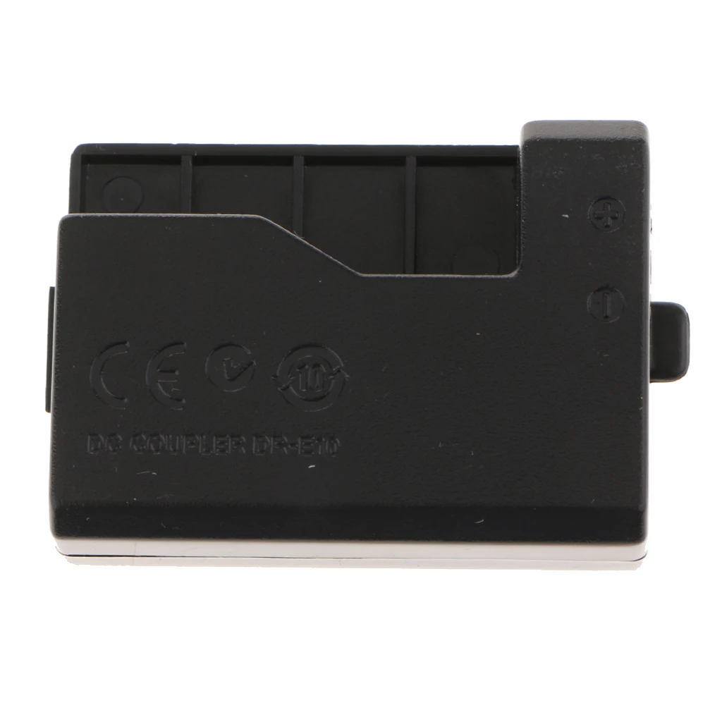 

DR-E10 DC Coupler Replacement LP-E10 Dummy Battery Compatible with Canon 1100D 1200D 1300D Digital Cameras