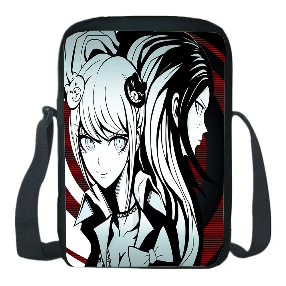 Danganronpa School Bag Mini Crossbody Bag  Backpack Casual Boy Girl Shoulder Bag Diagonal Small Backpack Light Phone Bag
