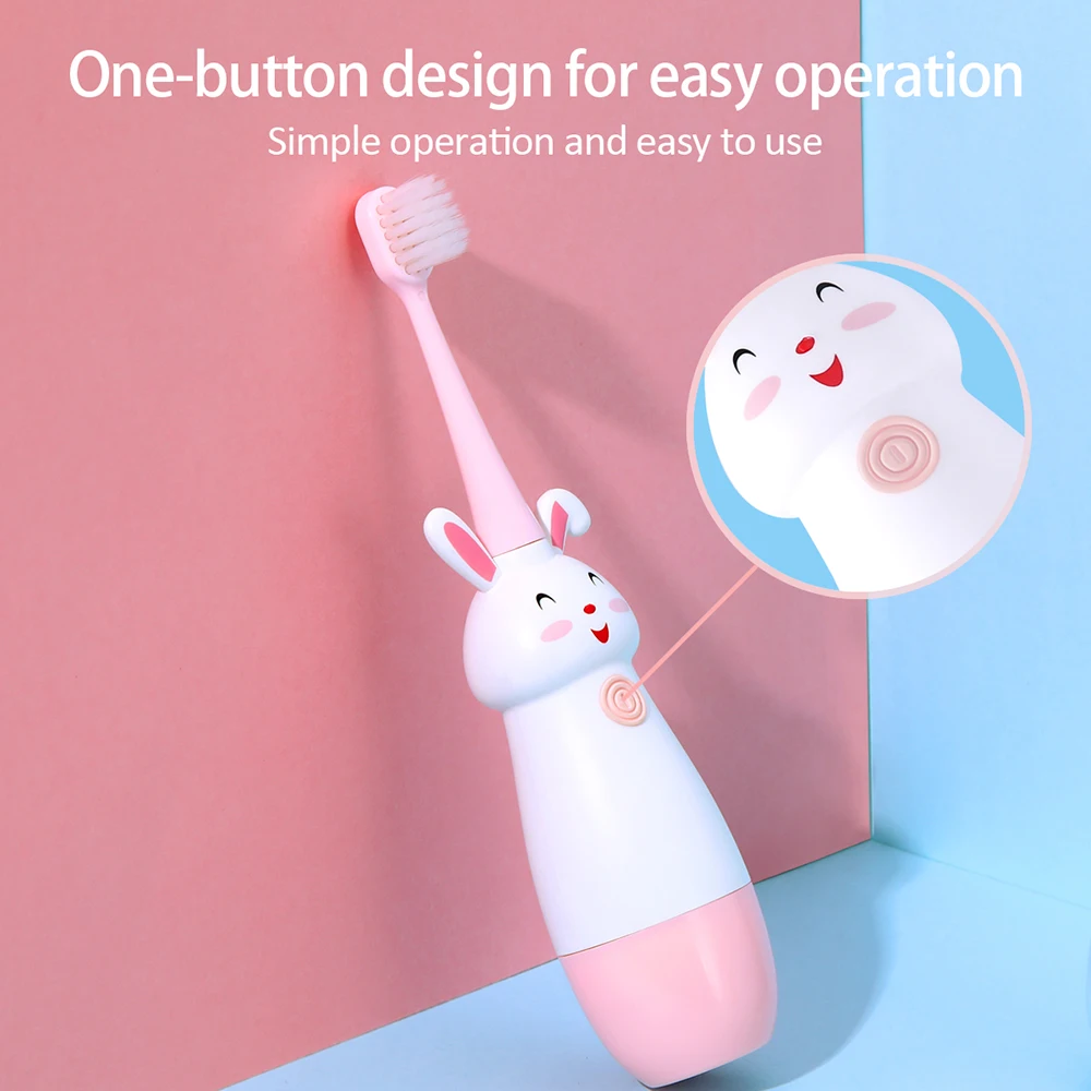 Children Automatic Electric Toothbrush USB Rechargeable Cartoon IPX7 Waterproof Ultrasonic Tooth Brush Replacement Brush Head Children Automatic Electric Toothbrush USB Rechargeable Cartoon IPX7 Waterproof Ultrasonic Tooth Brush Replacement Brush Head