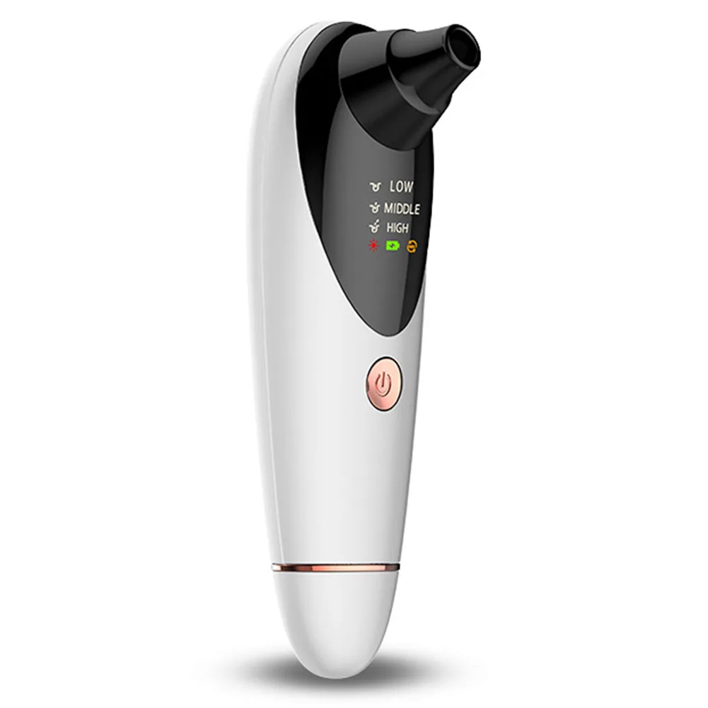 Профессиональный красивый прибор для ухода за лицом usb зарядка светодиодный светильник для удаления черных точек легкое управление Отшелушивающий Вибрационный вакуумный нагрев