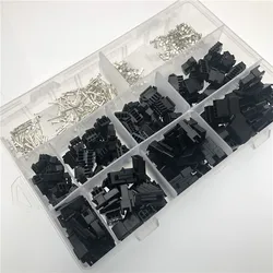 Kit de connecteurs de bornes à sertir, 520mm 2 3 4 5 broches, boîtier de prise mâle femelle, Kit de connecteurs parfaitement Compatible avec JST SM2.54, 2.5 pièces 