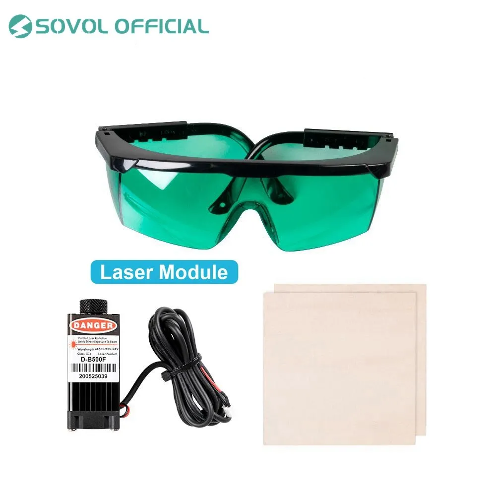 Sovol-kit Cabeça Módulo de Gravação a Laser Compatível com Sv01 Sv02 Ender3 Ender-3 Pro Ender5 Ender-5 Pro Impressora 3d 500mw