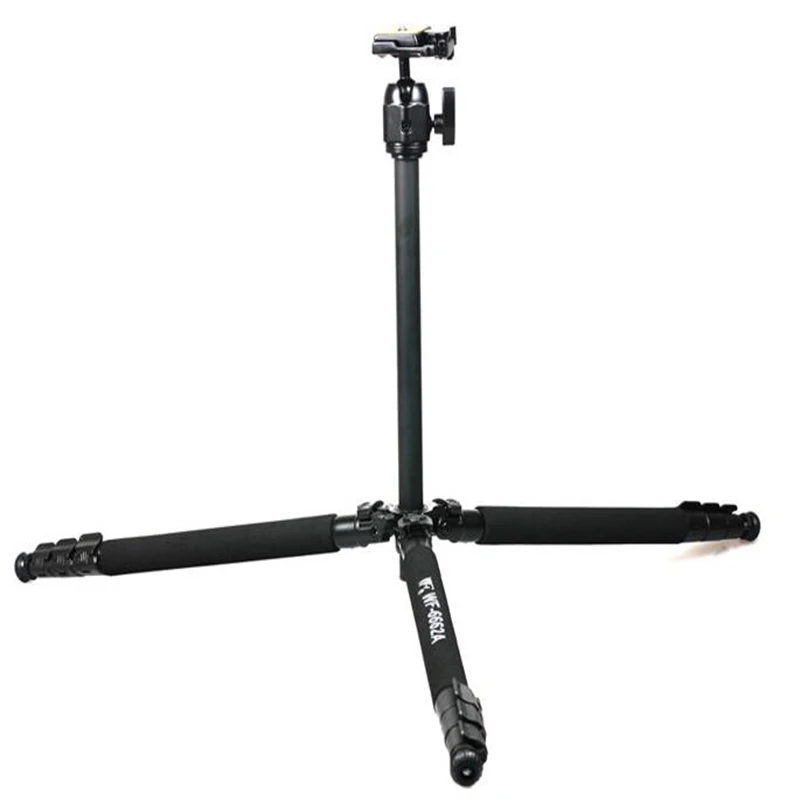 WeiFeng 6662 WF-6662A 알루미늄 합금 전문 삼각대 DSLR 카메라 사진 브래킷 여행 야외 휴대용