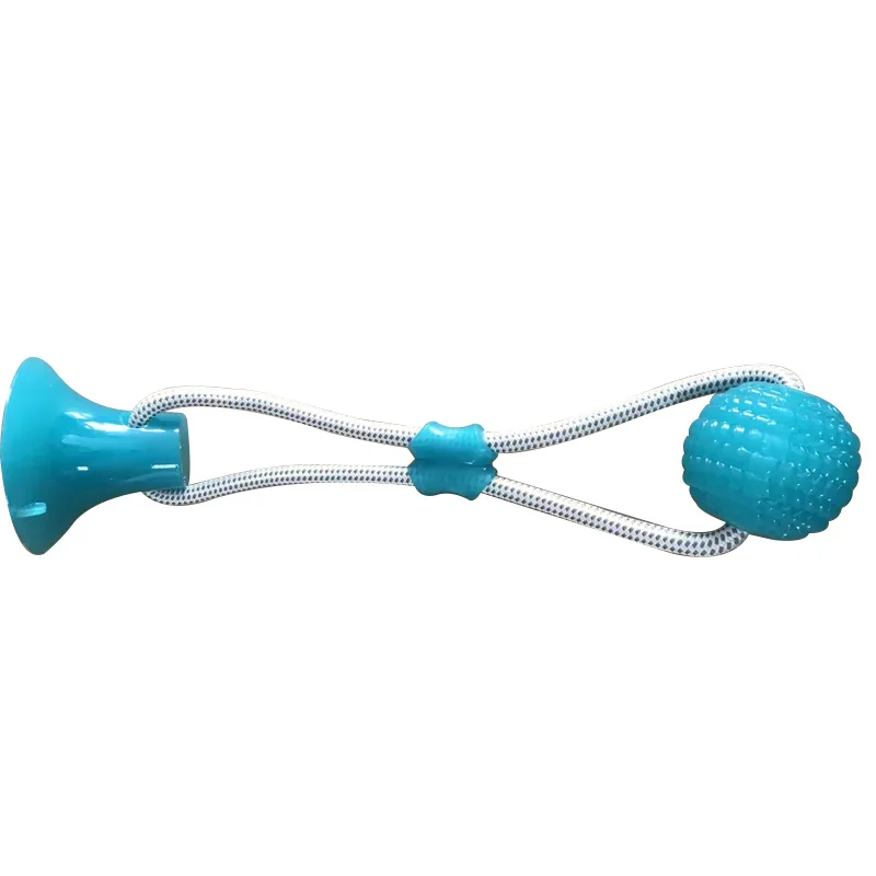 Игрушки для домашних животных с присоской резиновый жевательный мяч для чистки зубов безопасная Эластичность Мягкая игрушка для кусания щенка на присоске