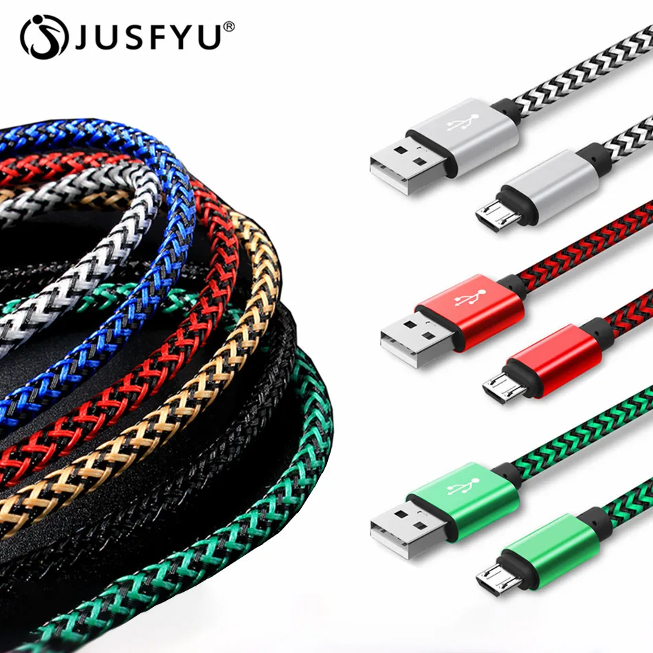 Кабель зарядного устройства Micro USB длиной 1 м/2 м/3 м из алюминиевого сплава для iPhone 5