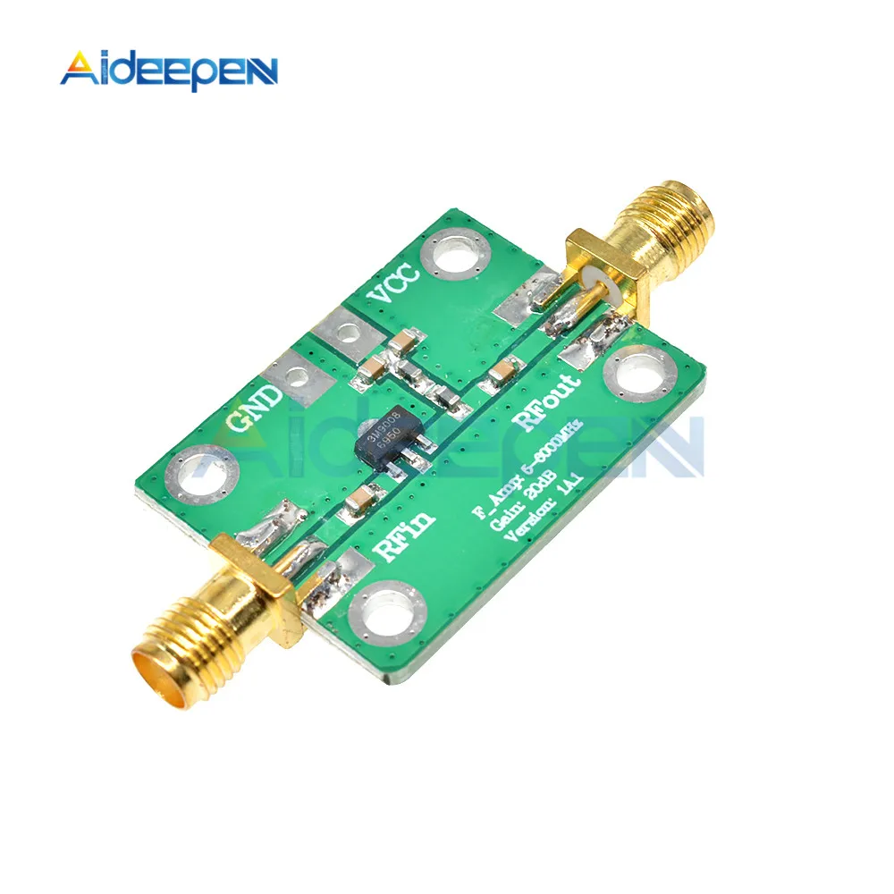 5 3500MHz RF Broadband Signal Amplifier High Gain 20dB Low